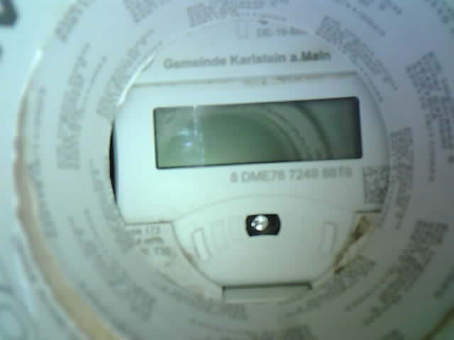 Wasserzähler-Aufnahme